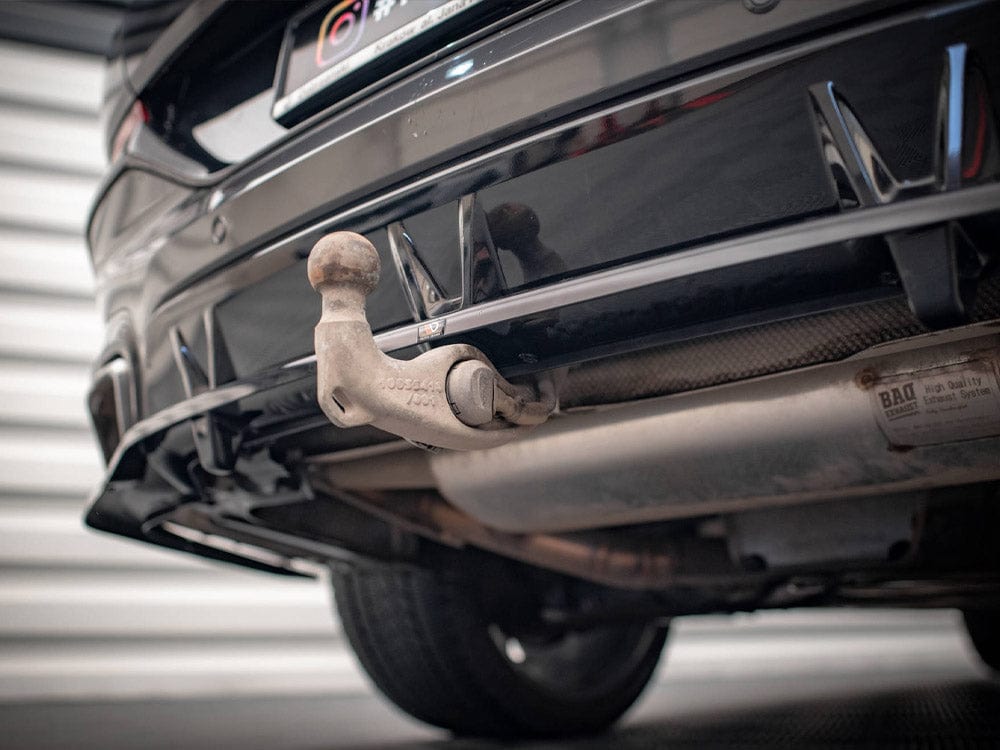 Maxton Design Central Rear Splitter (Vertical Bars) V.3 BMW X6 M-Pack G06 Maxton Design SR