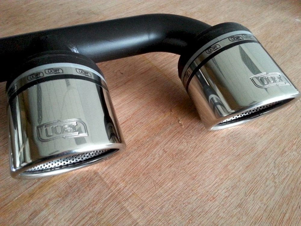 Maxton Design Exhaust TIPS VW Polo Mk5 (6R) Fits With Double Middle Exhaust Rear Valance Maxton Design SR