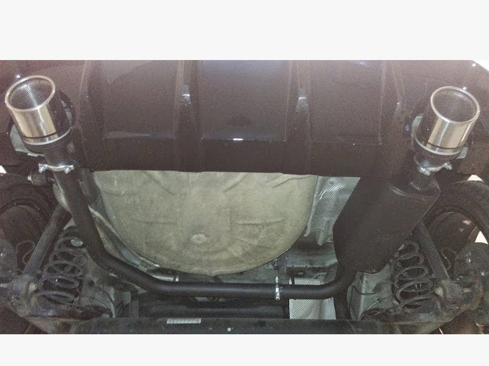 Maxton Design Ford Fiesta Mk7 HIGH Quality DUAL EXIT Stainless Steel Axle-back Exhaust System With Silencer And Exhaust Pipes Maxton Design SR