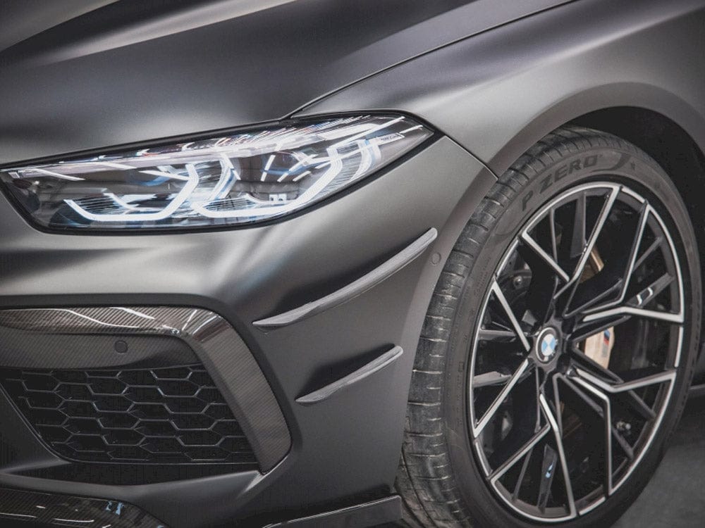 Maxton Design Front Bumper Wings (Canards) Bmw M8 GRAN Coupe F93 2019- Maxton Design SR