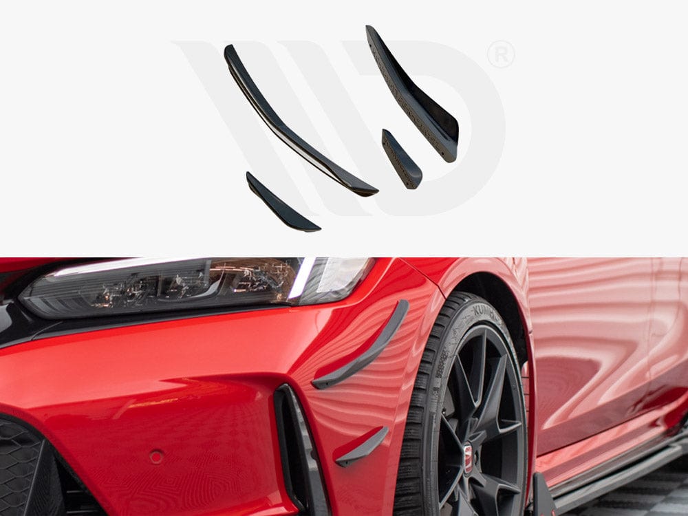 Maxton Design Front Bumper Wings (Canards) Honda Civic Type-R Mk 11 Maxton Design SR