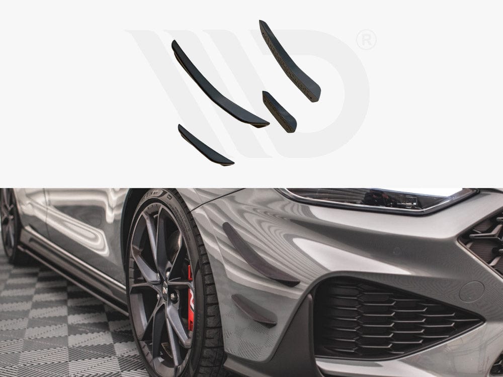 Maxton Design Front Bumper Wings (Canards) Hyundai I30 N Hatchback/fastback MK3 Facelift 2020- Maxton Design SR