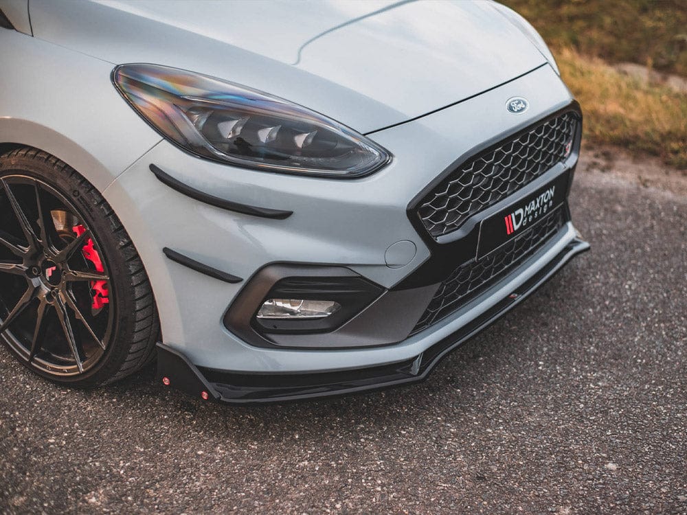 Maxton Design Front Bumper Wings (Canards) V.3 Ford Fiesta MK8 ST / St-line 2017- Maxton Design SR