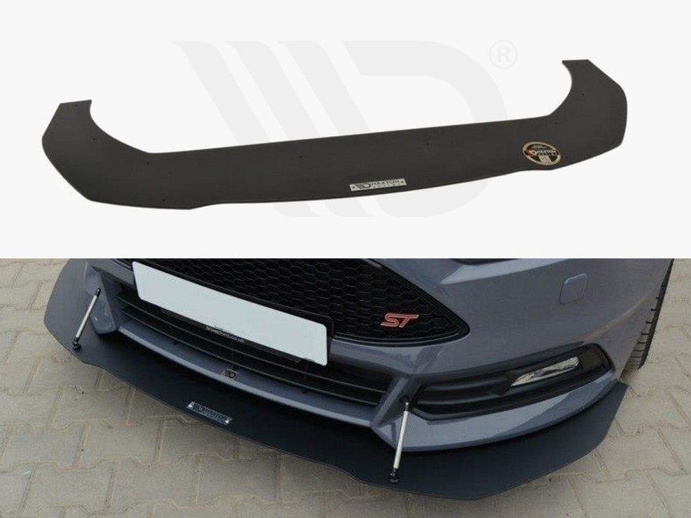 Maxton Design Front Racing Splitter Ford Focus ST MK3 Facelift Maxton Design SR