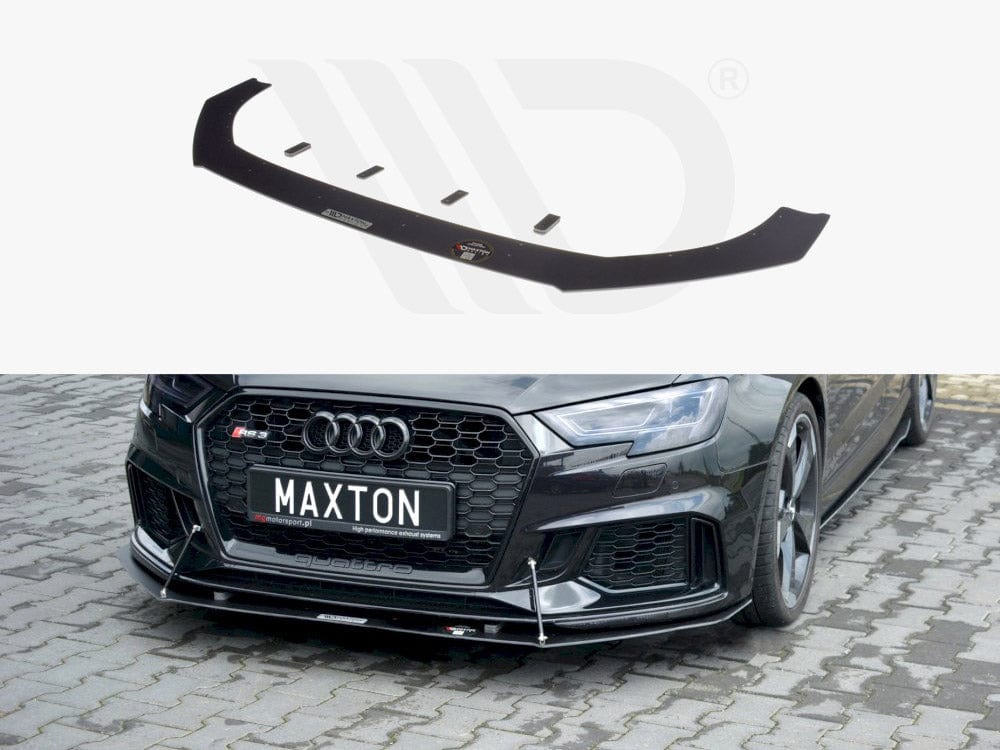 Maxton Design Front Racing Splitter V.1 Audi RS3 8V Facelift Sportback 2017-20 Maxton Design SR