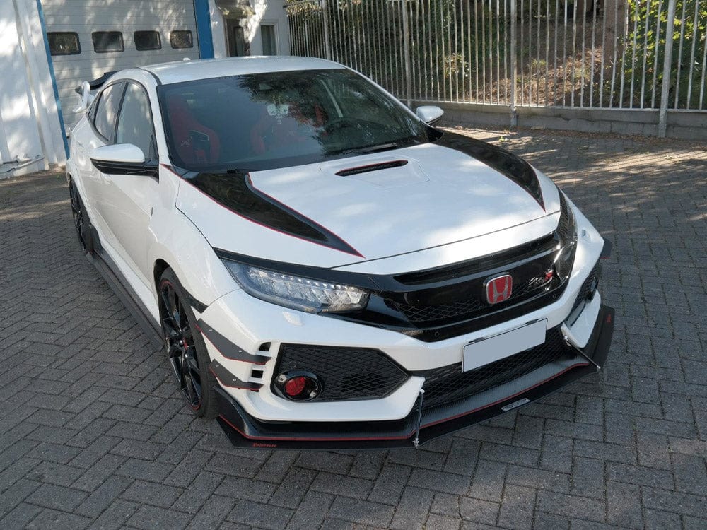 Maxton Design Front Racing Splitter V.1 Honda Civic MK10 Type-r 2017-UP Maxton Design SR