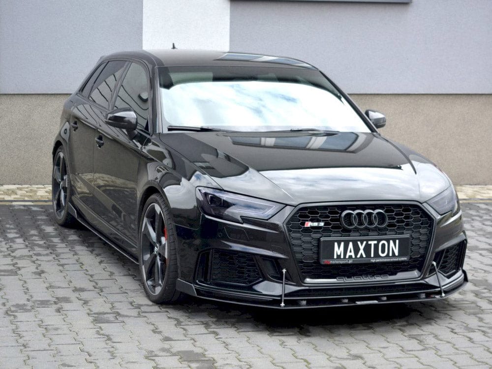 Maxton Design Front Racing Splitter V.2 Audi RS3 8V Facelift Sportback 2017-20 Maxton Design SR