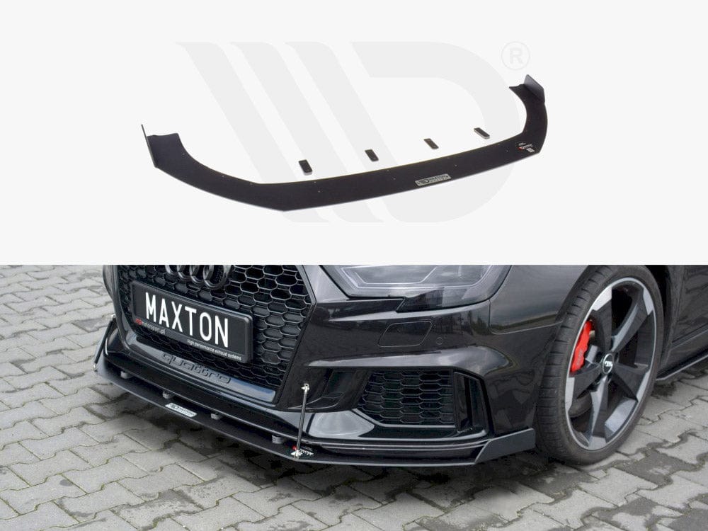 Maxton Design Front Racing Splitter V.2 Audi RS3 8V Facelift Sportback 2017-20 Maxton Design SR