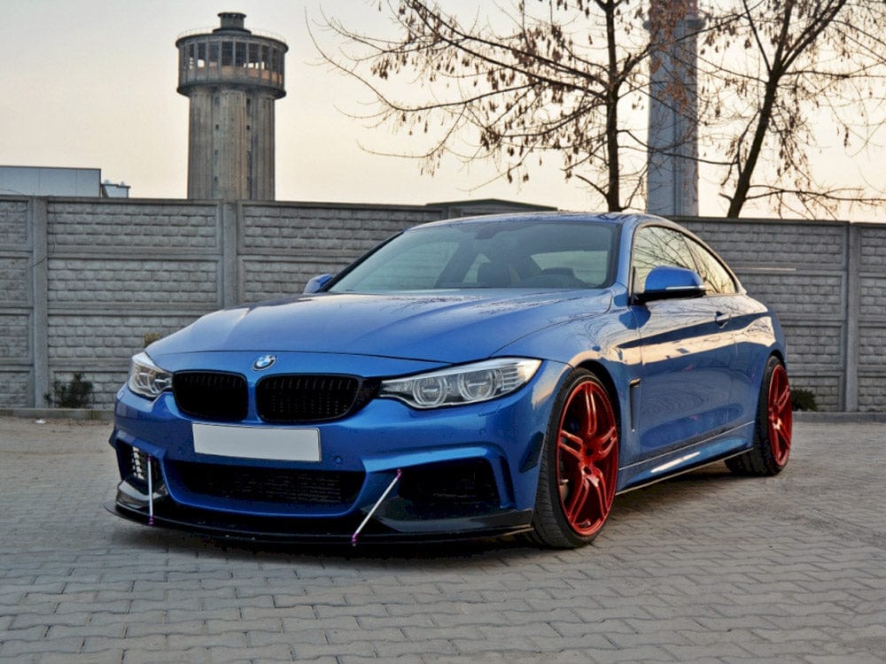 Maxton Design Front Racing Splitter V.3 Bmw 4 F32 M-sport & M-performance 2013-2016 Maxton Design SR