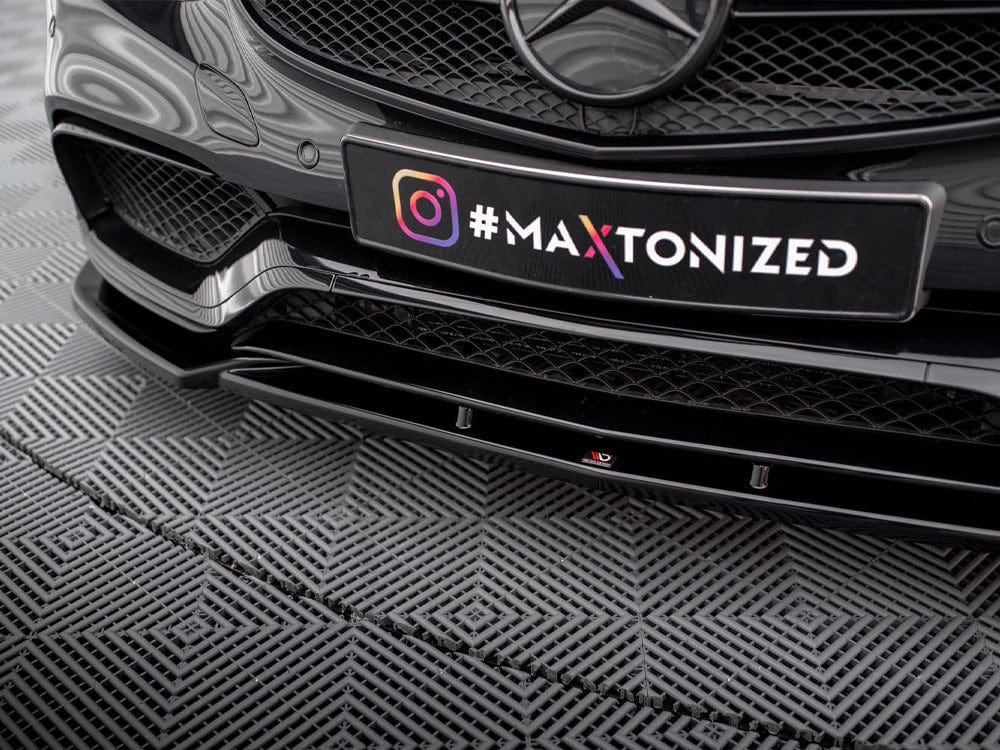 Maxton Design Front Splitter Mercedes E63 AMG Sedan W212 Facelift Maxton Design SR