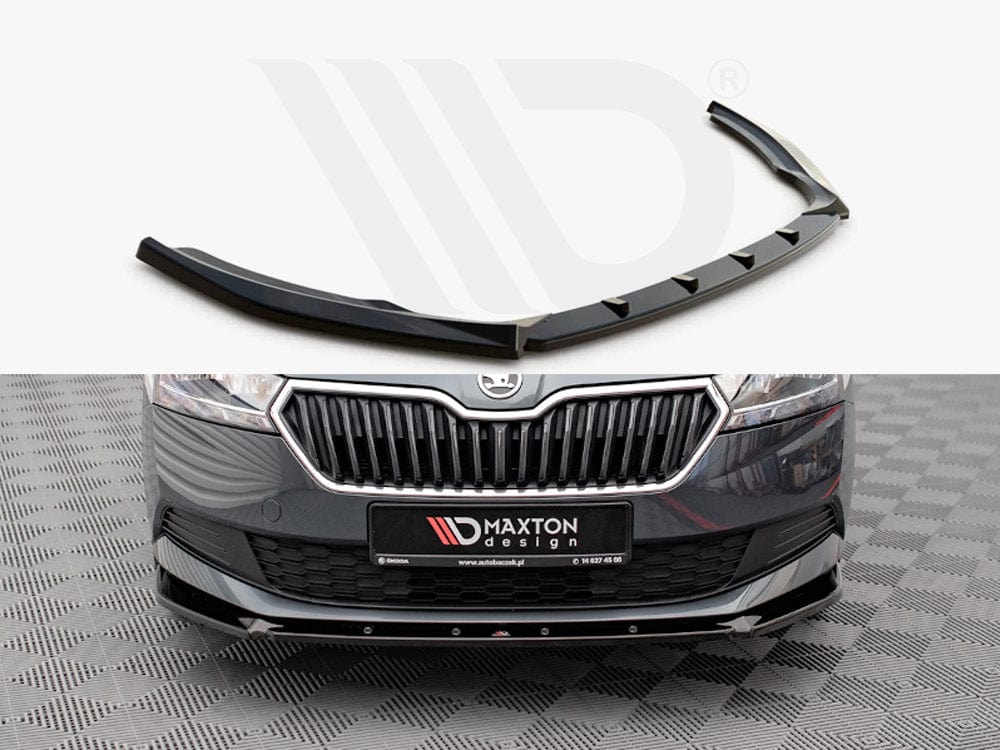 Maxton Design Front Splitter Skoda Fabia MK3 Facelift 2019- Maxton Design SR