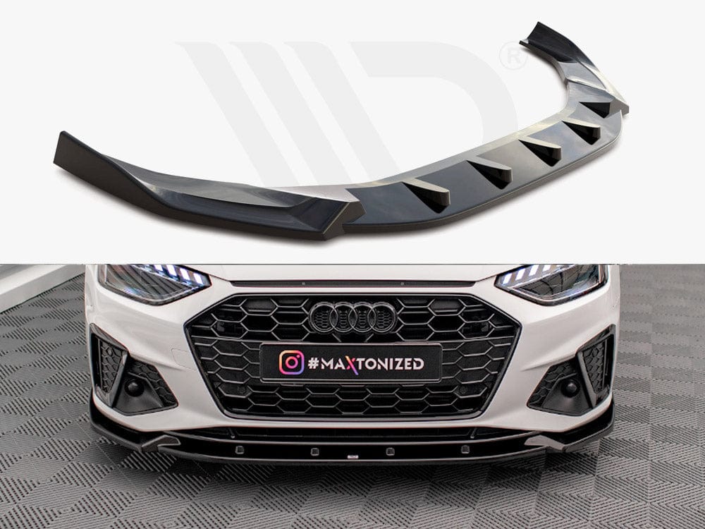 Maxton Design Front Splitter V.1 Audi A4 S-Line / S4 B9 Facelift Maxton Design SR