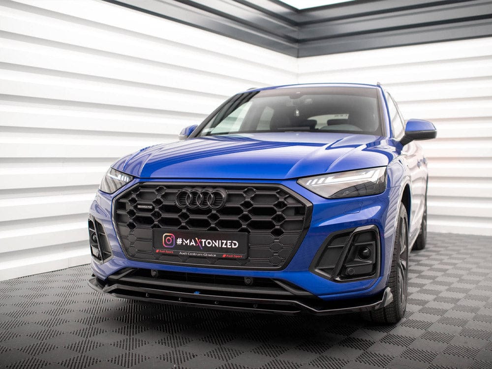Maxton Design Front Splitter V.1 Audi SQ5 / Q5 S-Line SUV / Sportback Mk2 Facelift Maxton Design SR