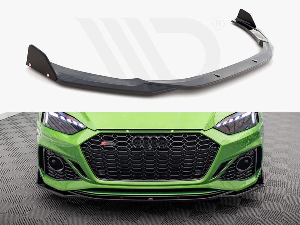 Maxton Design Front Splitter V.1 + Flaps Audi RS5 F5 Facelift Maxton Design SR