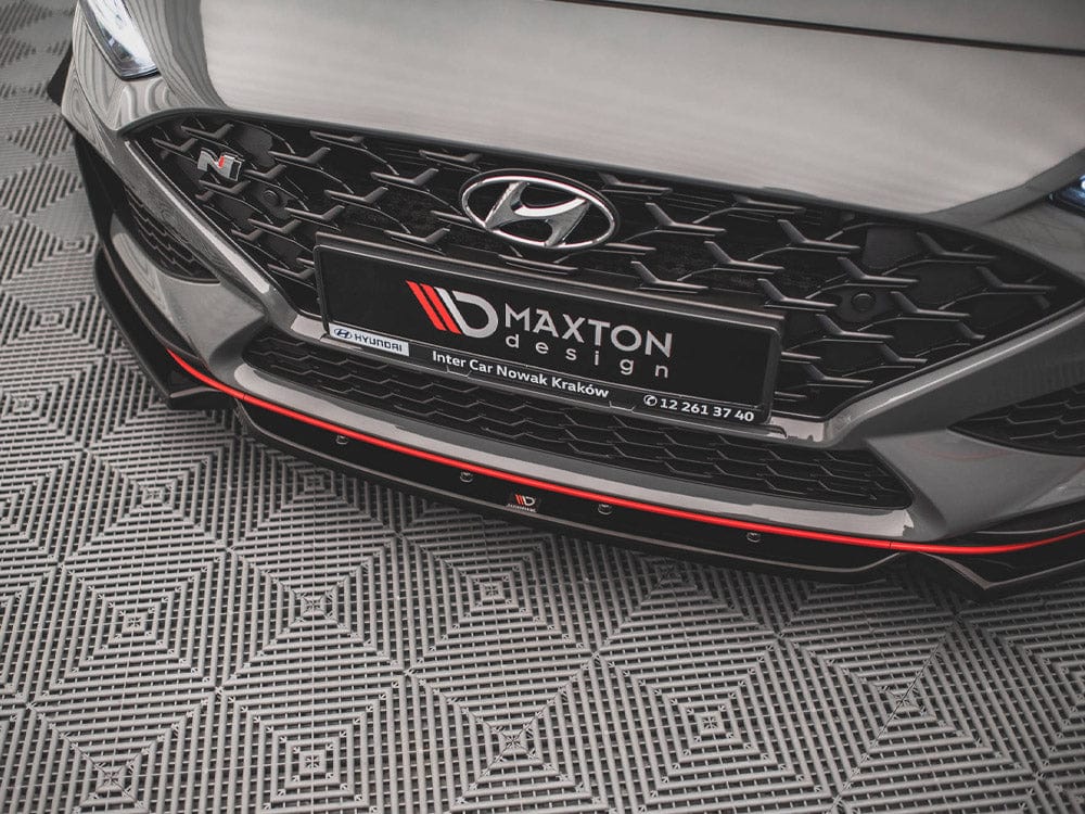 Maxton Design Front Splitter V.1 + Flaps Hyundai I30 N Hatchback / Fastback Mk3 Facelift Maxton Design SR