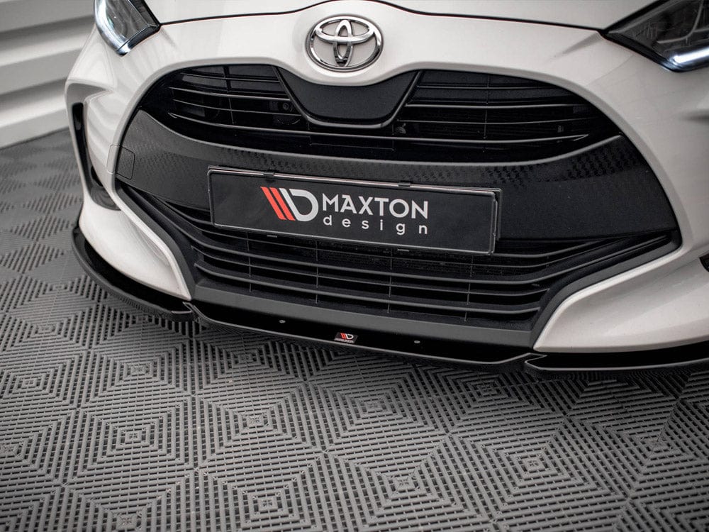 Maxton Design Front Splitter V.1 + Flaps Toyota Yaris Mk4 Maxton Design SR