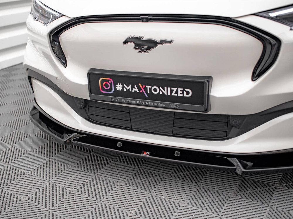Maxton Design Front Splitter V.1 Ford Mustang Mach-e MK1 Maxton Design SR