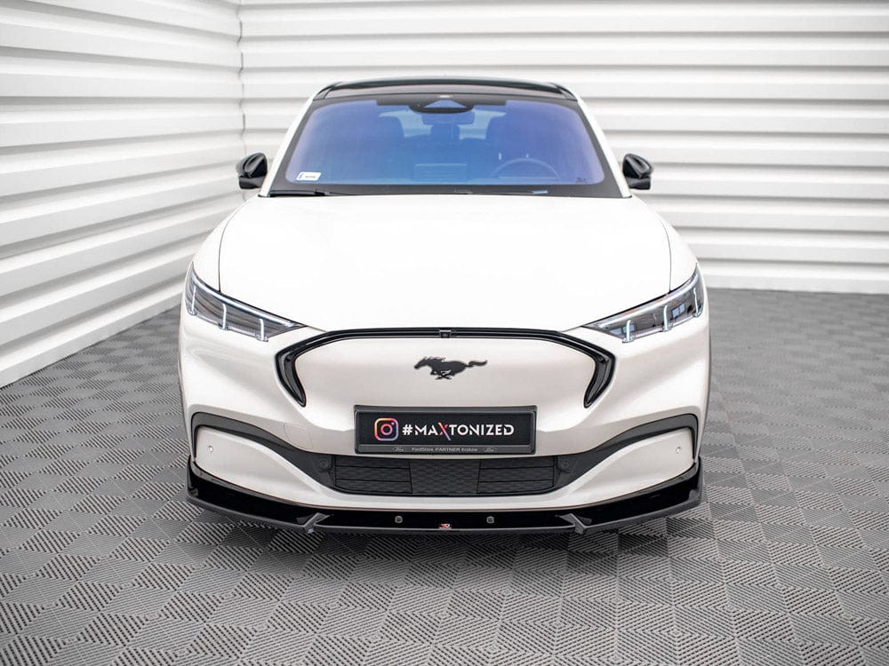 Maxton Design Front Splitter V.1 Ford Mustang Mach-e MK1 Maxton Design SR