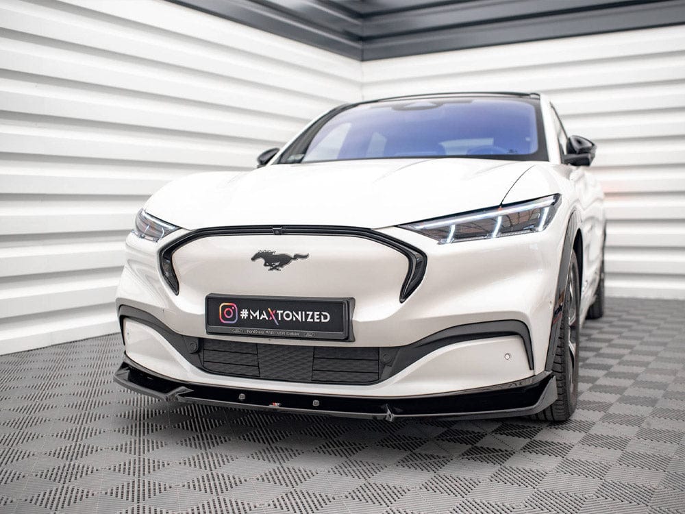 Maxton Design Front Splitter V.1 Ford Mustang Mach-e MK1 Maxton Design SR