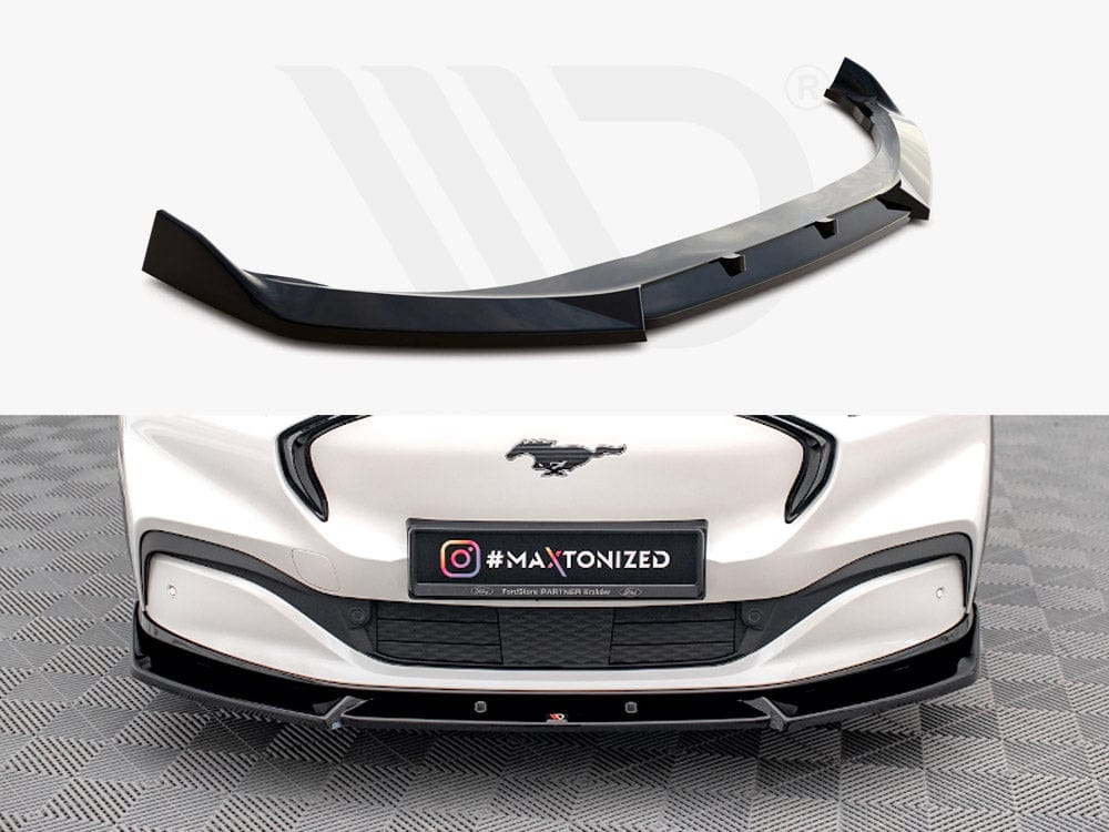 Maxton Design Front Splitter V.1 Ford Mustang Mach-e MK1 Maxton Design SR