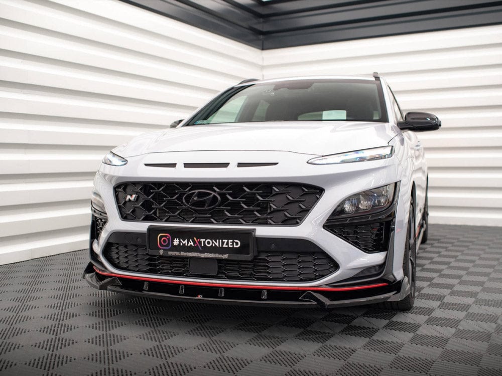 Maxton Design Front Splitter V.1 Hyundai Kona N Mk1 Maxton Design SR