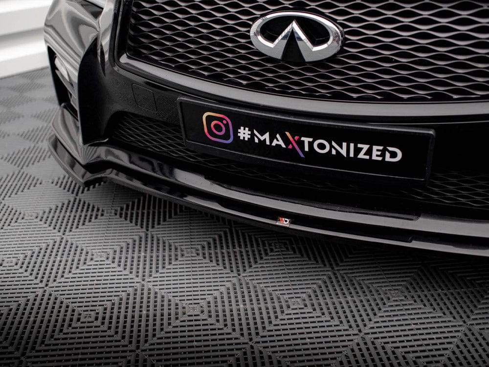 Maxton Design Front Splitter V.1 Infiniti Q50 S Mk1 Maxton Design SR