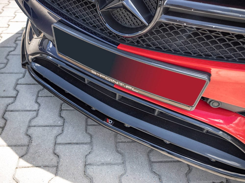 Maxton Design Front Splitter V.1 Mercedes A45 AERO W176 Facelift 2015-2018 Maxton Design SR