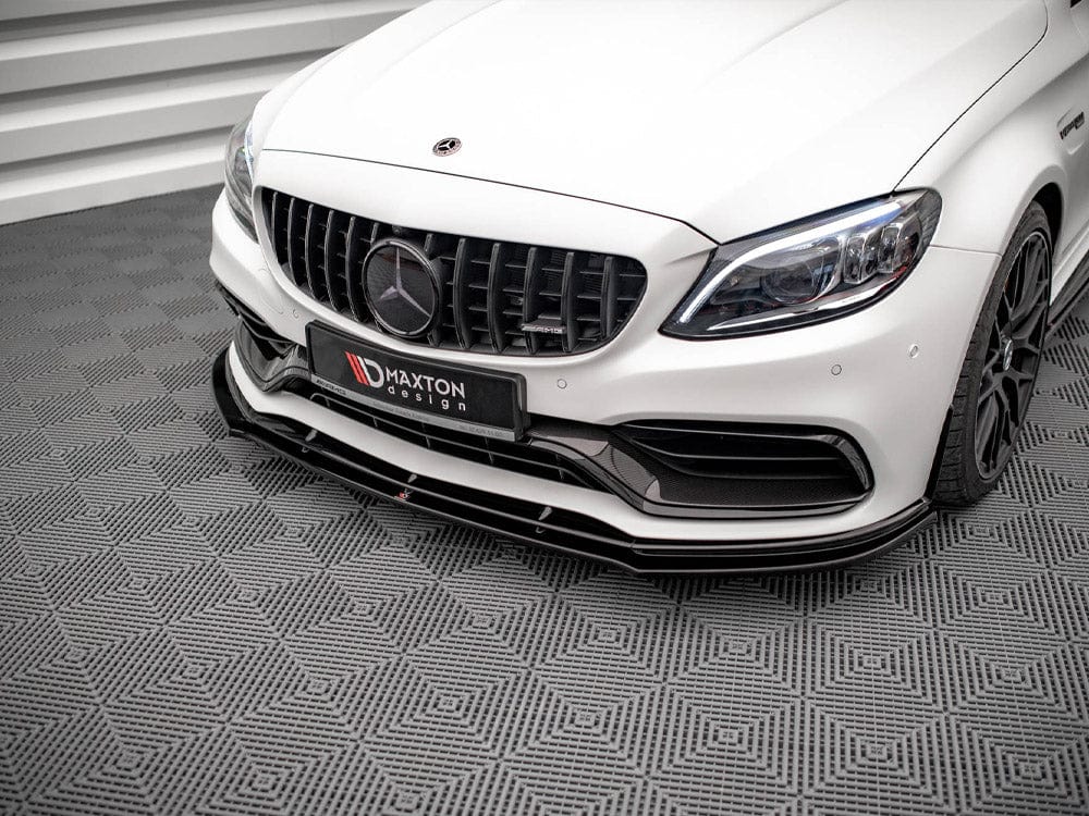 Maxton Design Front Splitter V.1 Mercedes-AMG C63 Coupe AMG Aero Pack C205 Facelift Maxton Design SR