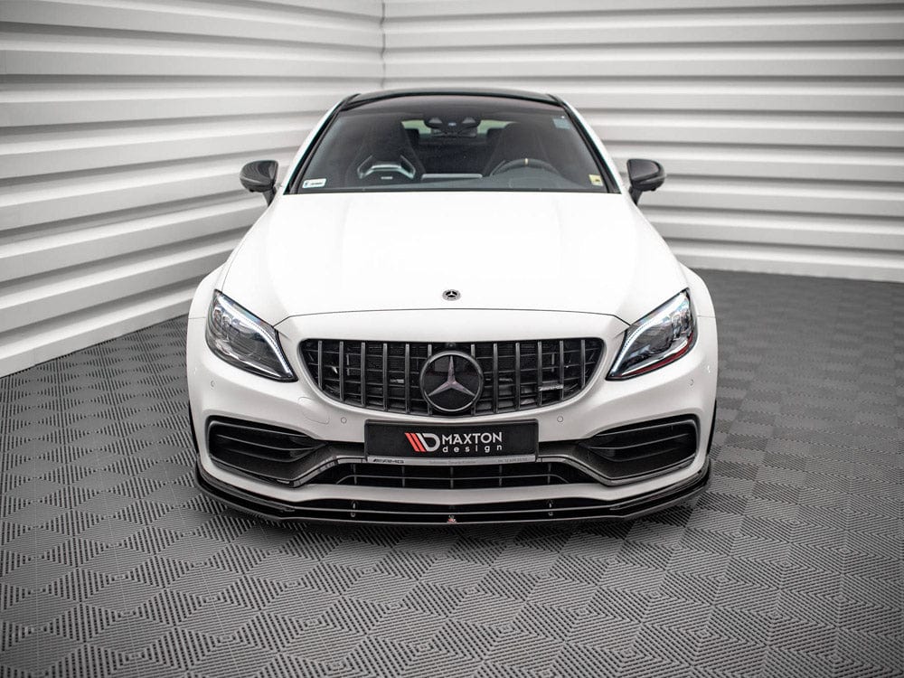 Maxton Design Front Splitter V.1 Mercedes-AMG C63 Coupe AMG Aero Pack C205 Facelift Maxton Design SR