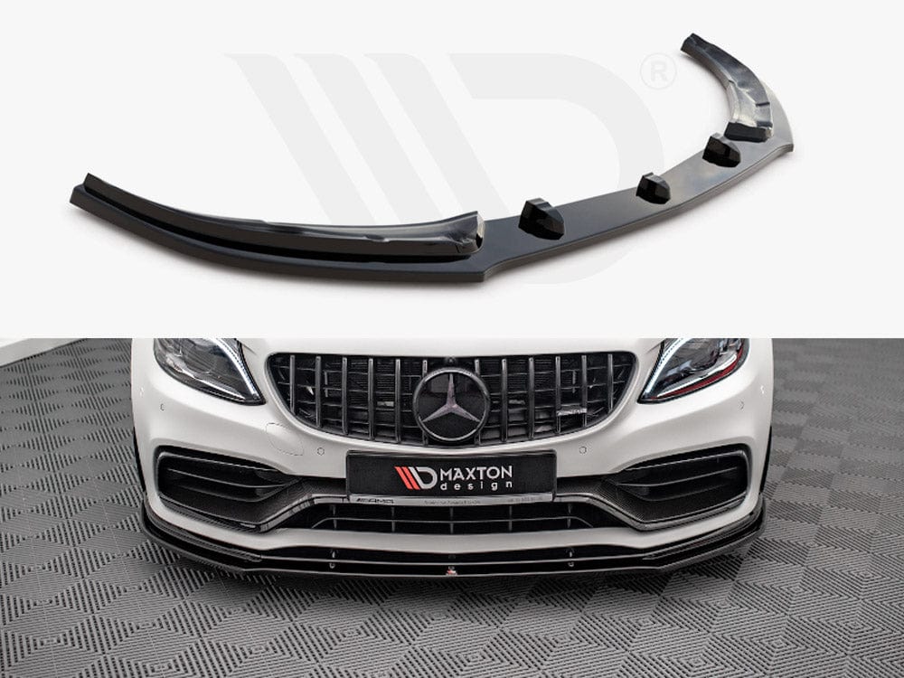 Maxton Design Front Splitter V.1 Mercedes-AMG C63 Coupe AMG Aero Pack C205 Facelift Maxton Design SR