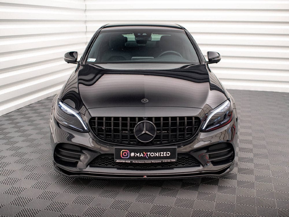 Maxton Design Front Splitter V.1 Mercedes-Benz C AMG Line Sedan / Coupe W205 / C205 Facelift Maxton Design SR