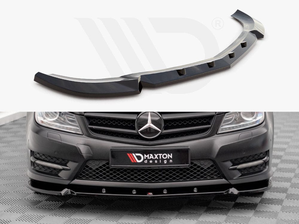 Maxton Design Front Splitter V.1 Mercedes C Coupe AMG-Line C204 Maxton Design SR