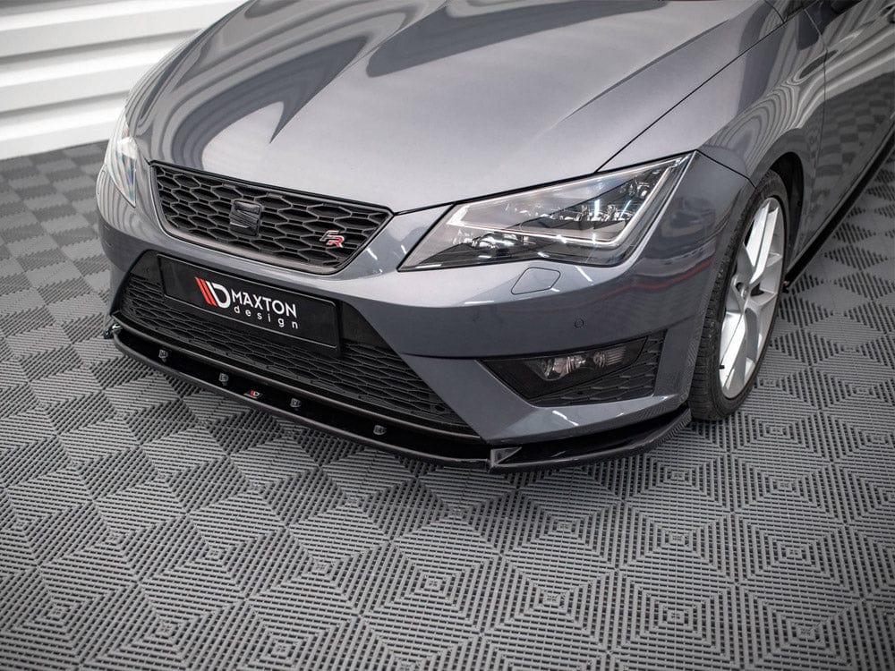 Maxton Design Front Splitter V.1 Seat Leon FR / Cupra MK3 2012-2016 Maxton Design SR