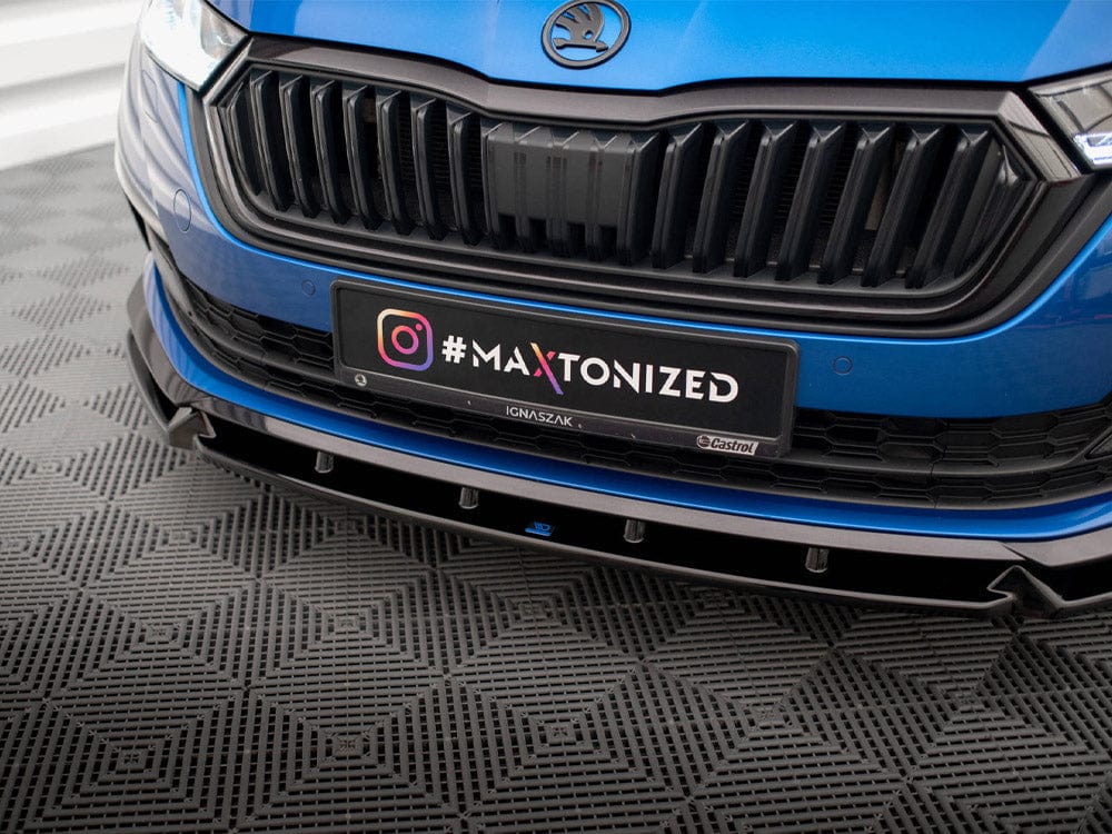 Maxton Design Front Splitter V.1 Skoda Octavia Sportline Mk4 Maxton Design SR
