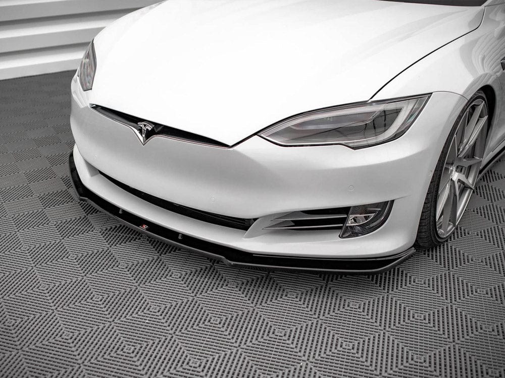 Maxton Design Front Splitter V.1 Tesla Model S Facelift Maxton Design SR
