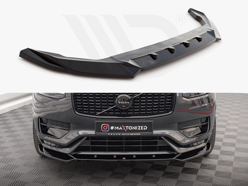 Maxton Design Front Splitter V.1 Volvo XC90 R-Design Mk2 Facelift Maxton Design SR