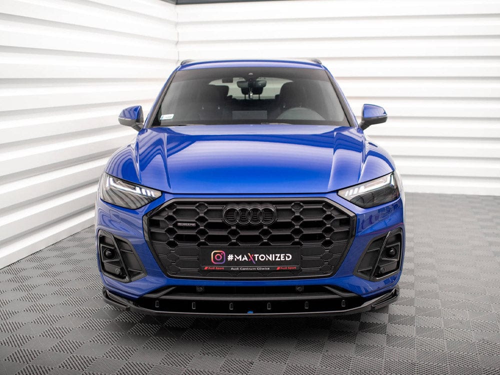 Maxton Design Front Splitter V.2 Audi SQ5 / Q5 S-Line SUV / Sportback Mk2 Facelift Maxton Design SR