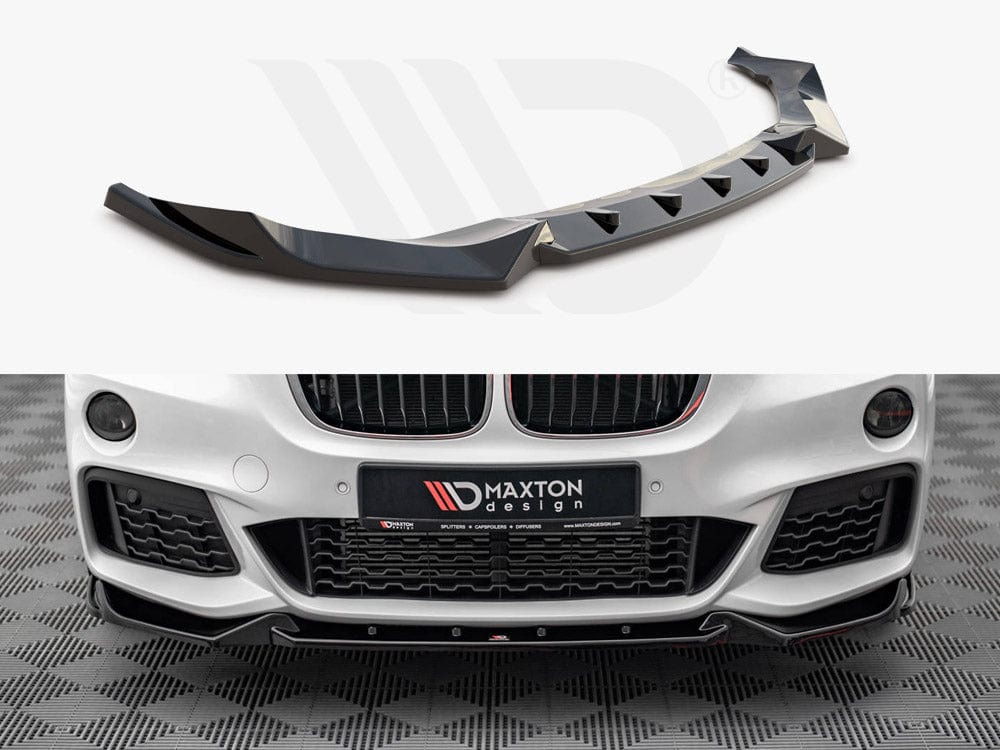 Maxton Design Front Splitter V.2 Bmw X1 M-pack F48 2015-2019 Maxton Design SR