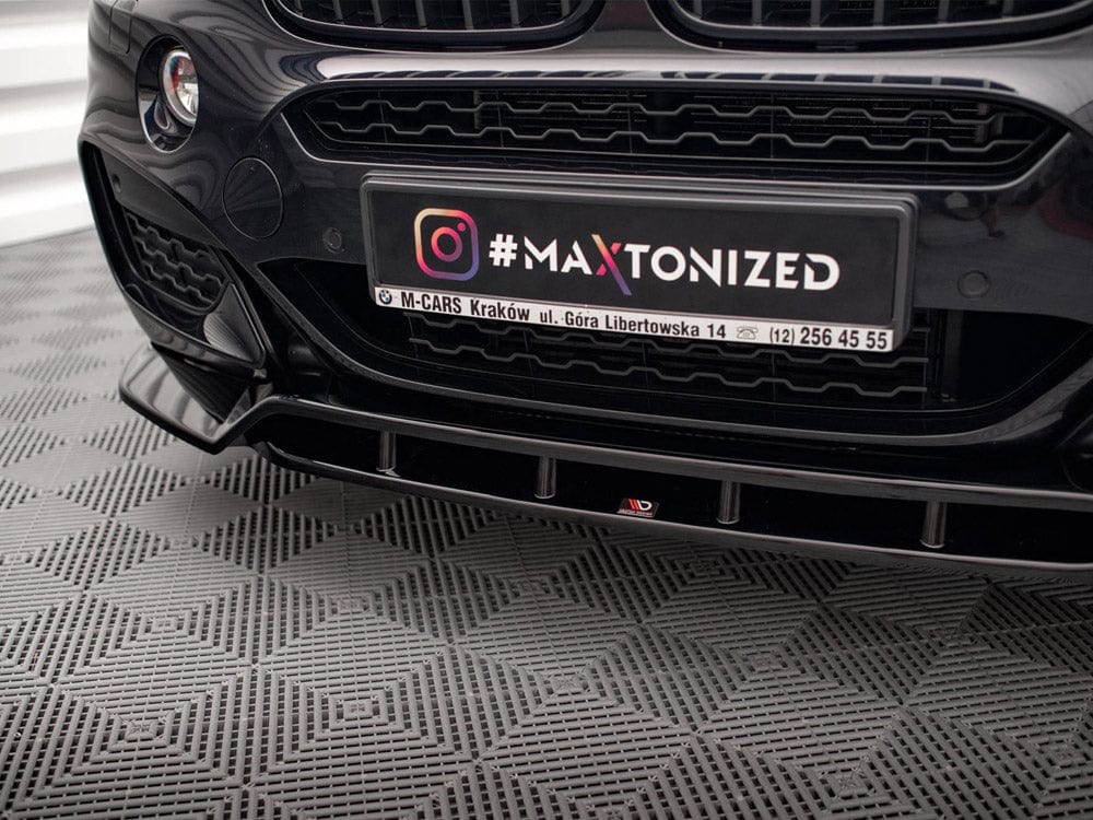 Maxton Design Front Splitter V.2 BMW X6 M Sport F16 Maxton Design SR
