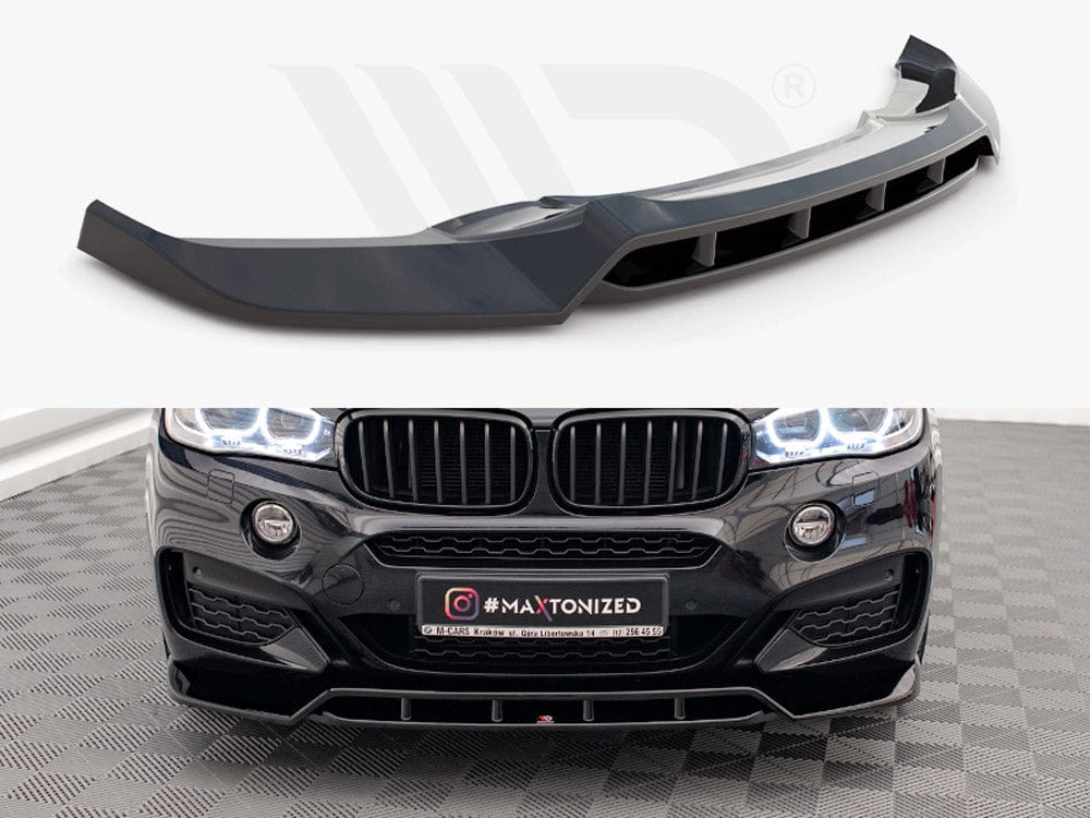 Maxton Design Front Splitter V.2 BMW X6 M Sport F16 Maxton Design SR