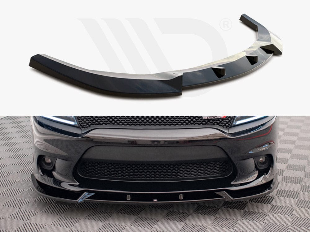 Maxton Design Front Splitter V.2 Dodge Charger SRT MK7 Facelift Maxton Design SR