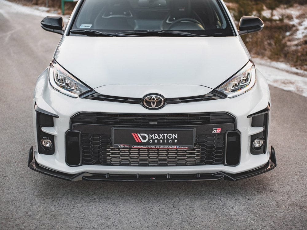 Maxton Design Front Splitter V.2 + Flaps Toyota GR Yaris Mk4 Maxton Design SR