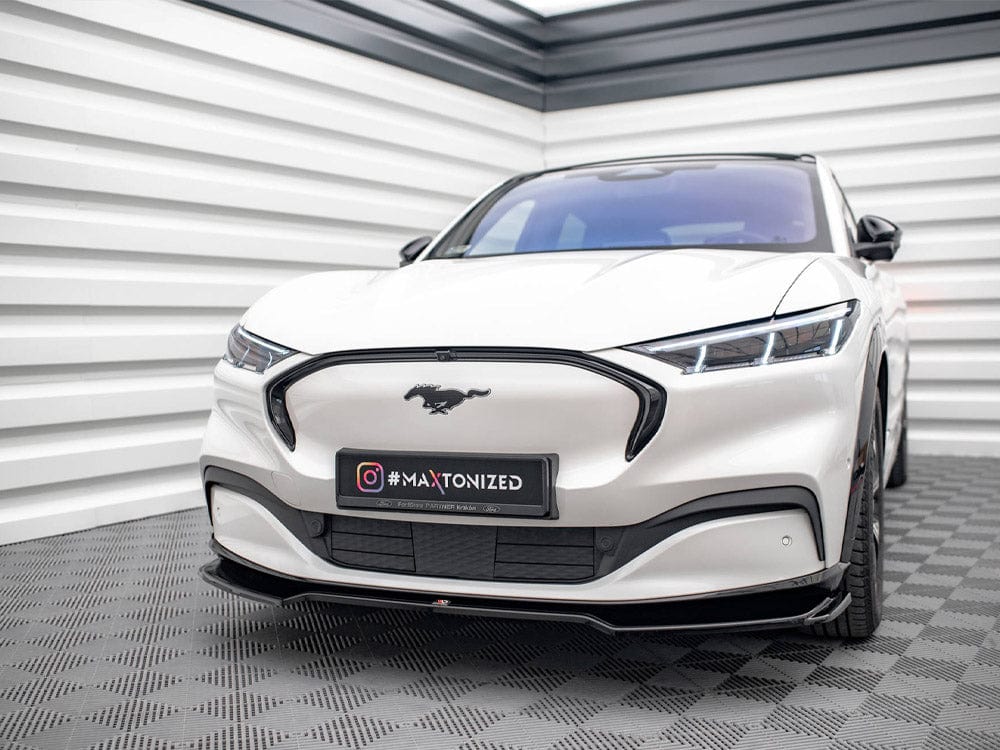 Maxton Design Front Splitter V.2 Ford Mustang Mach-e MK1 Maxton Design SR