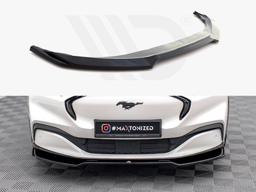 Maxton Design Front Splitter V.2 Ford Mustang Mach-e MK1 Maxton Design SR