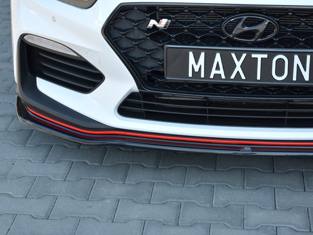 Maxton Design Front Splitter V.2 Hyundai I30 N MK3 Hatchback / Fastback 2017- Maxton Design SR