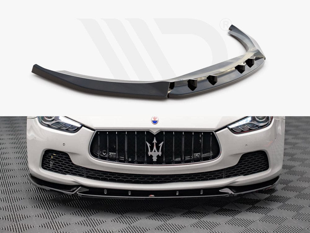 Maxton Design Front Splitter V.2 Maserati Ghibli MK3 2013-2017 Maxton Design SR