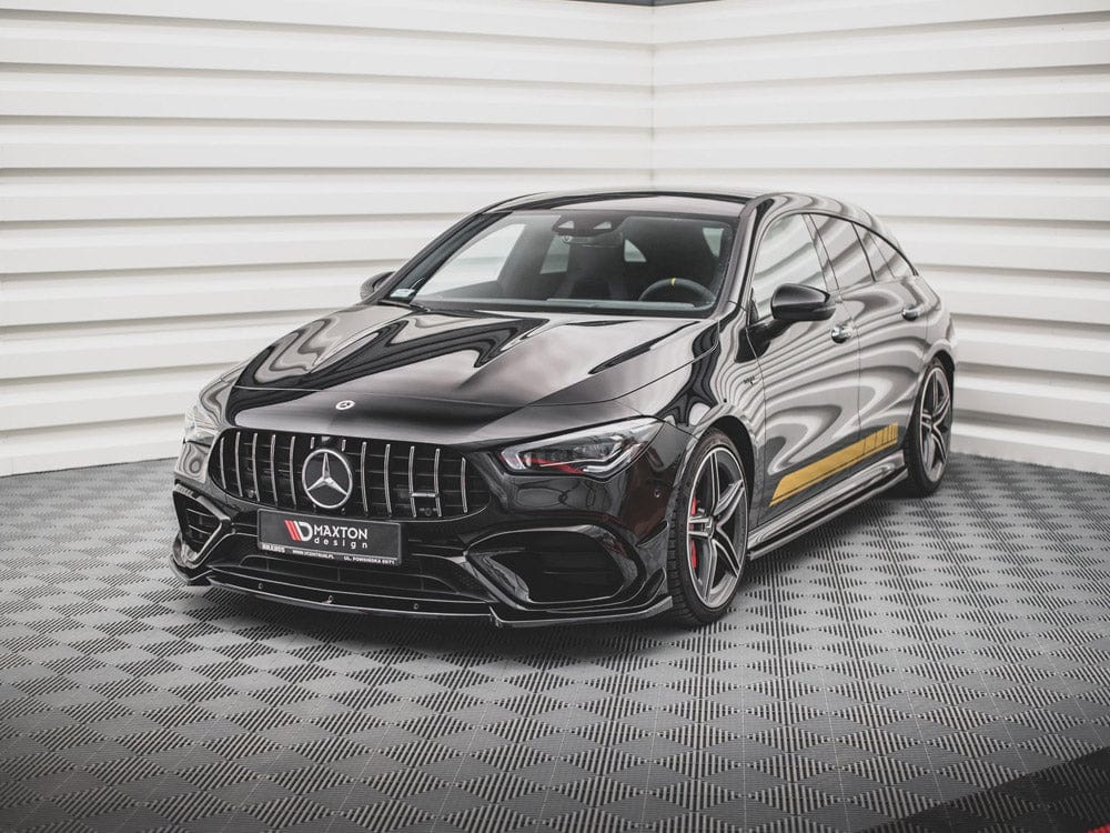 Maxton Design Front Splitter V.2 Mercedes-AMG CLA 45 AERO C118 2019- Maxton Design SR