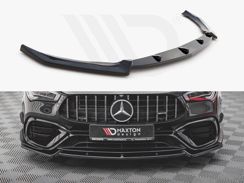 Maxton Design Front Splitter V.2 Mercedes-AMG CLA 45 AERO C118 2019- Maxton Design SR
