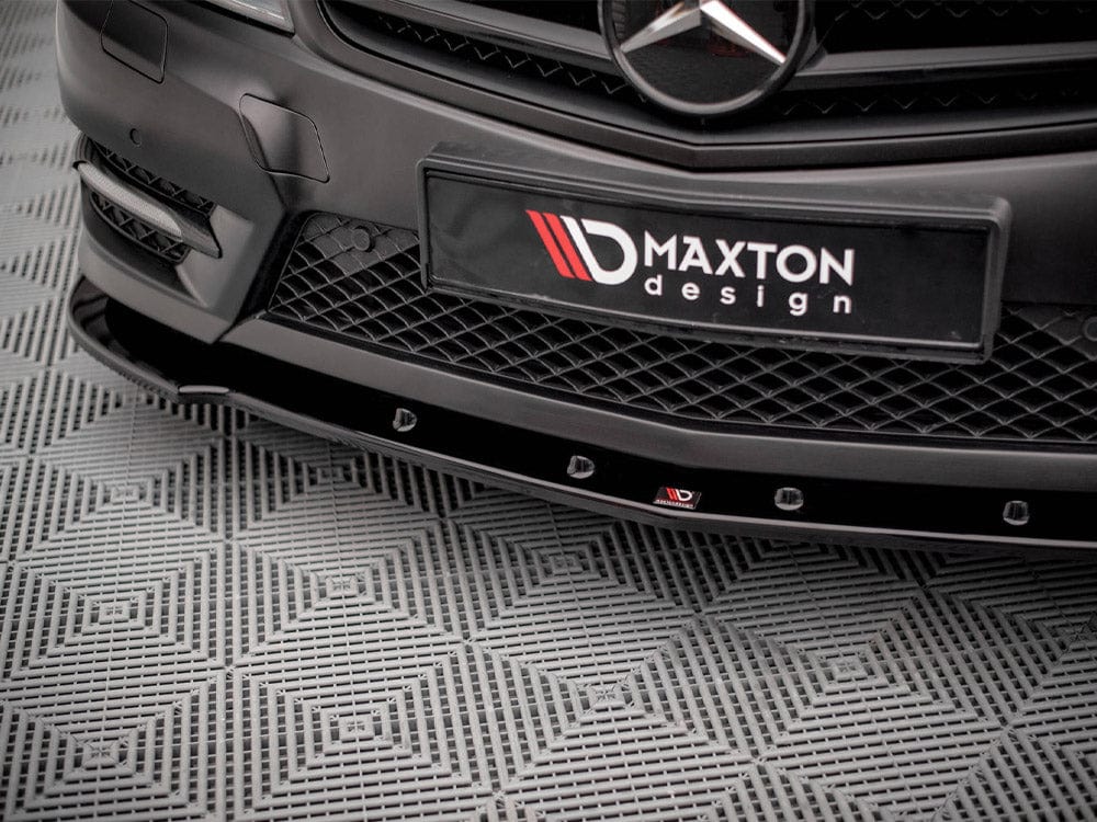Maxton Design Front Splitter V.2 Mercedes C Coupe AMG-Line C204 Maxton Design SR