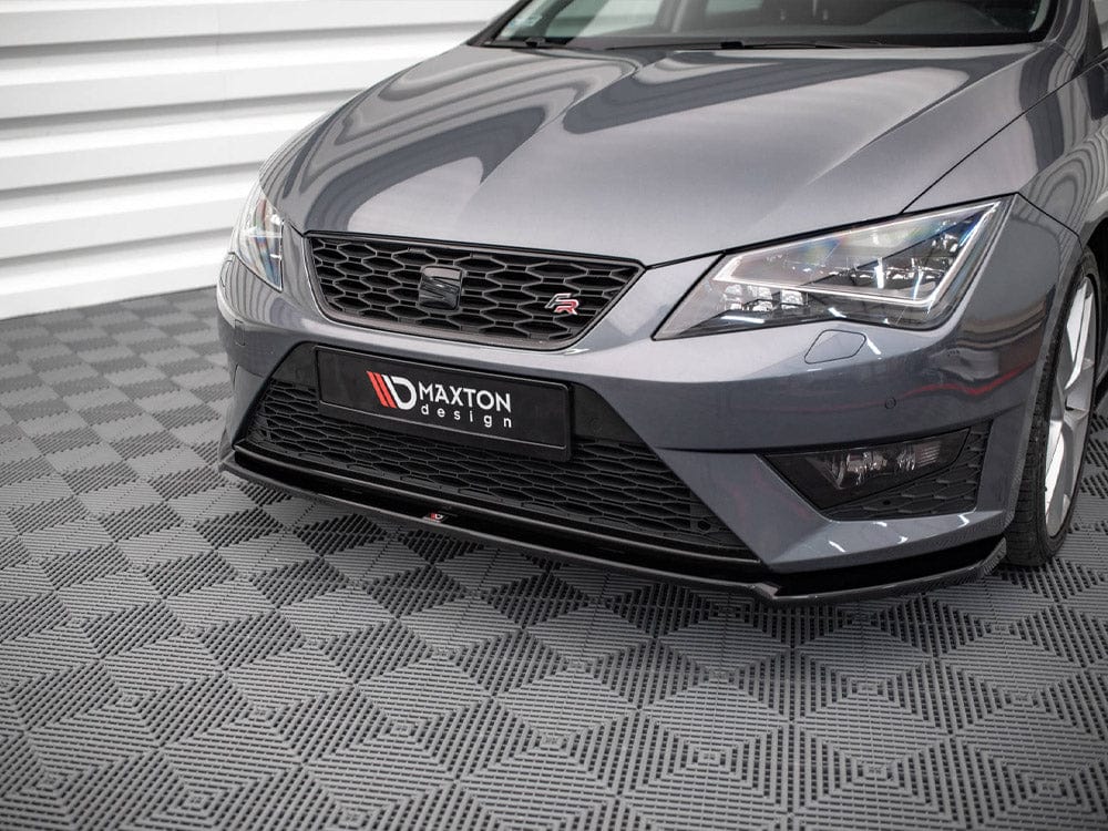Maxton Design Front Splitter V.2 Seat Leon FR / Cupra MK3 2012-2016 Maxton Design SR